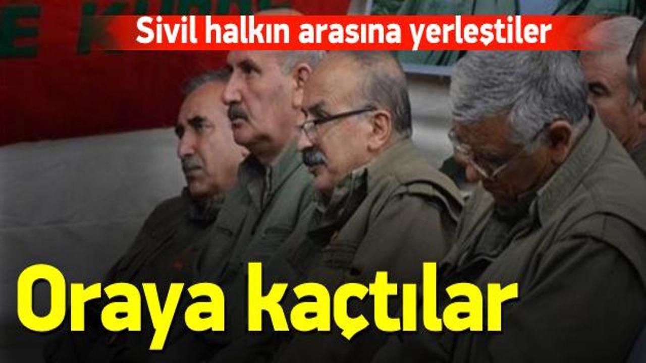 PKK'nın üst düzey isimleri oraya kaçtı