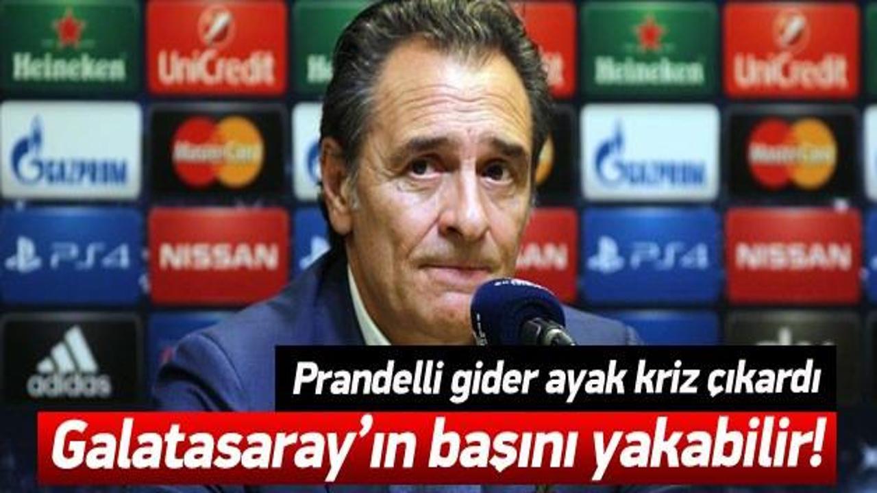 Prandelli Galatasaray'ın başını yakabilir