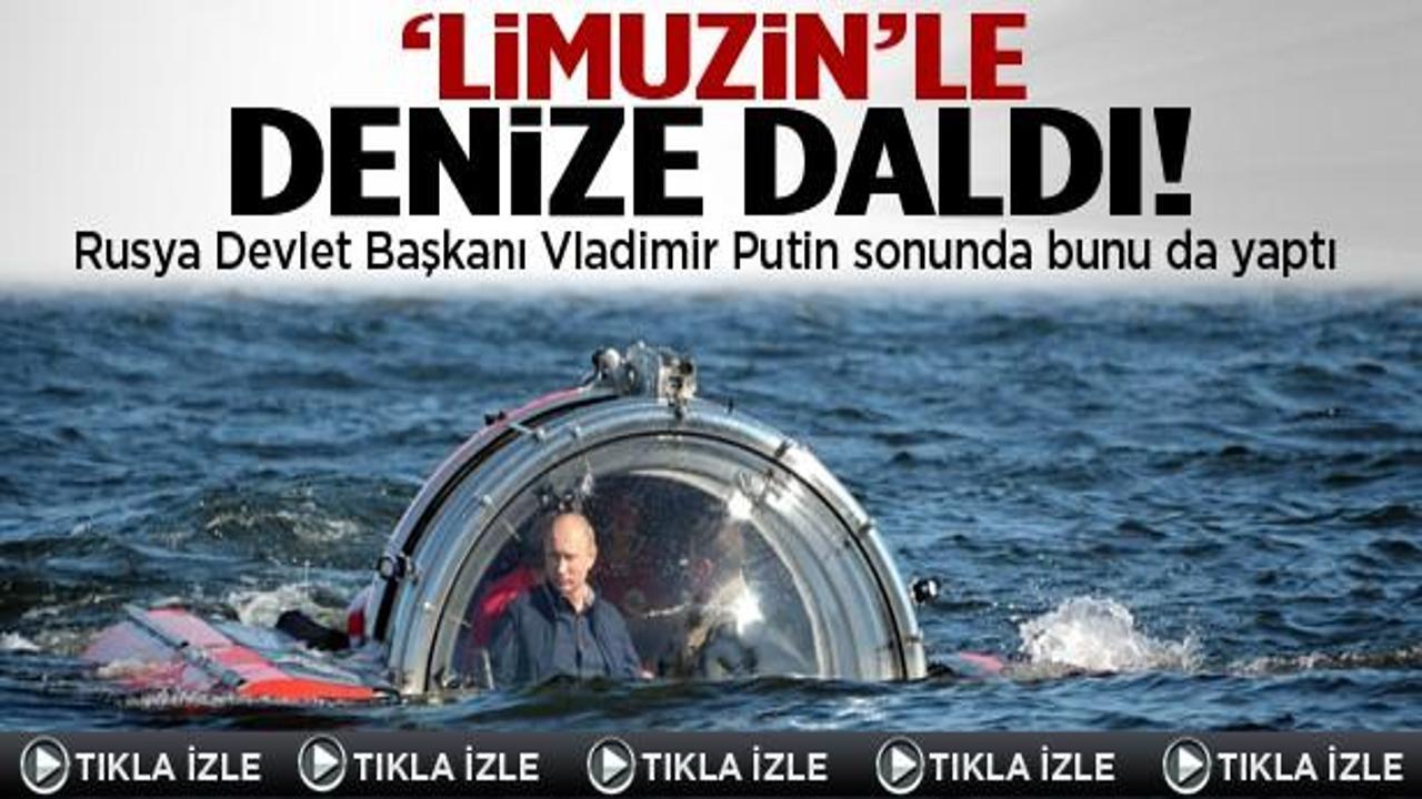 Putin "limuzinle" Baltık Denizi'ne daldı
