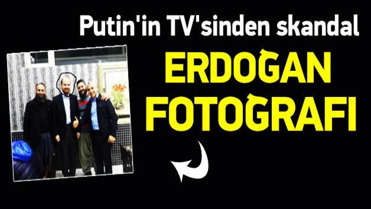Putin'in TV'sinden skandal Erdoğan fotoğrafı