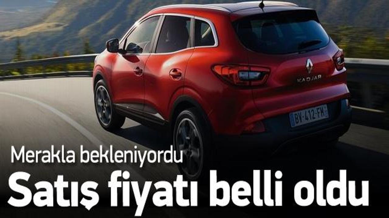 Renault Kadjar'ın satış fiyatı belli oldu