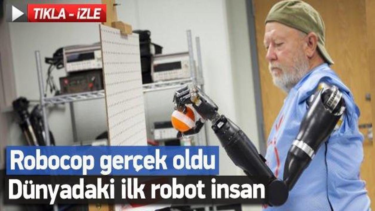 Robocop gerçek oldu: Beynin yönettiği protez!