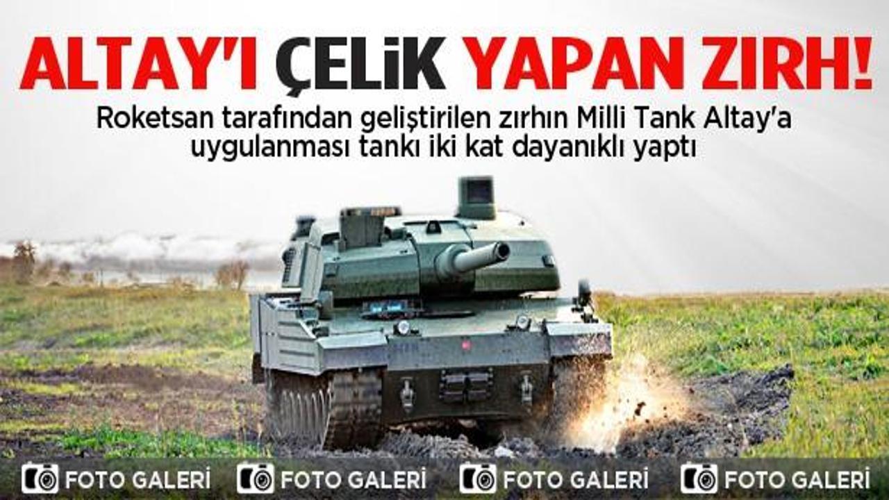 Roketsan'ın zırhı milli tank Altay'ı kalifiye etti