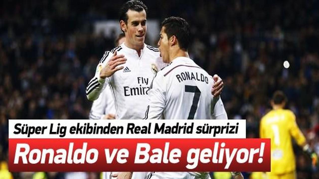 Ronaldo ve Bale Türkiye'ye geliyor