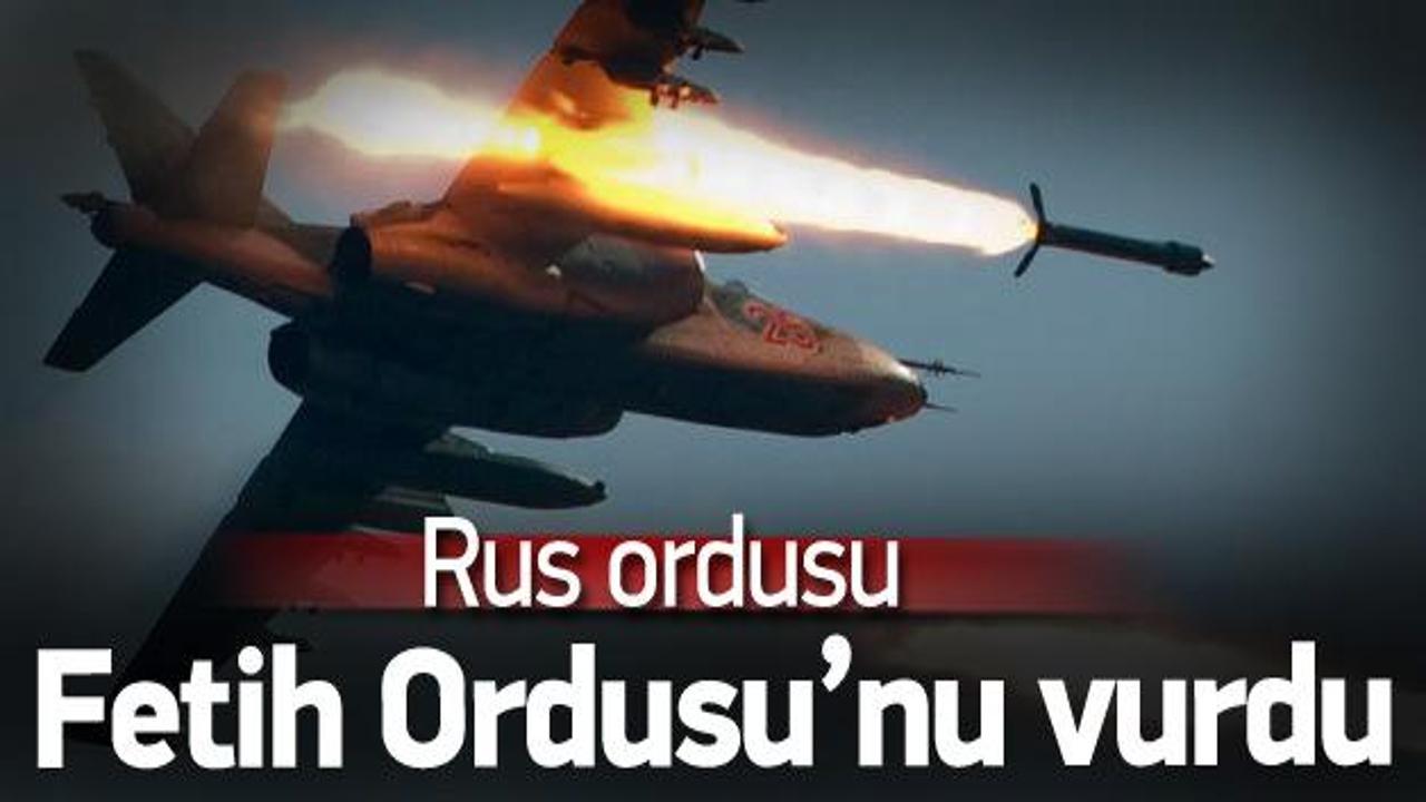 Rus uçakları Fetih Ordusu'nu vurdu
