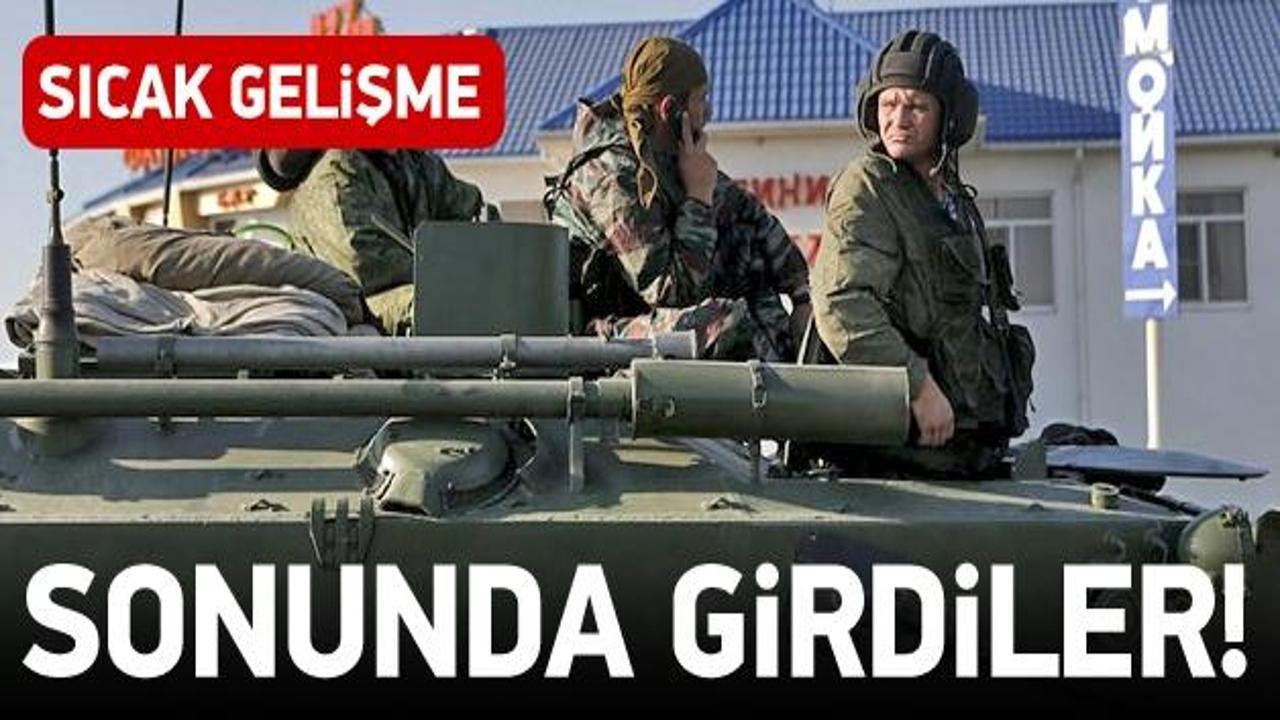 Rusya Ukrayna'ya girdi
