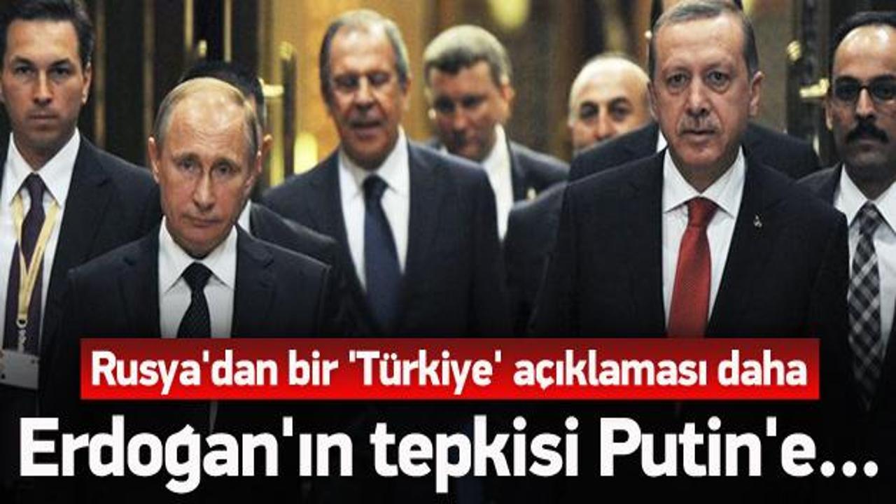 Rusya'dan bir 'Türkiye' açıklaması daha