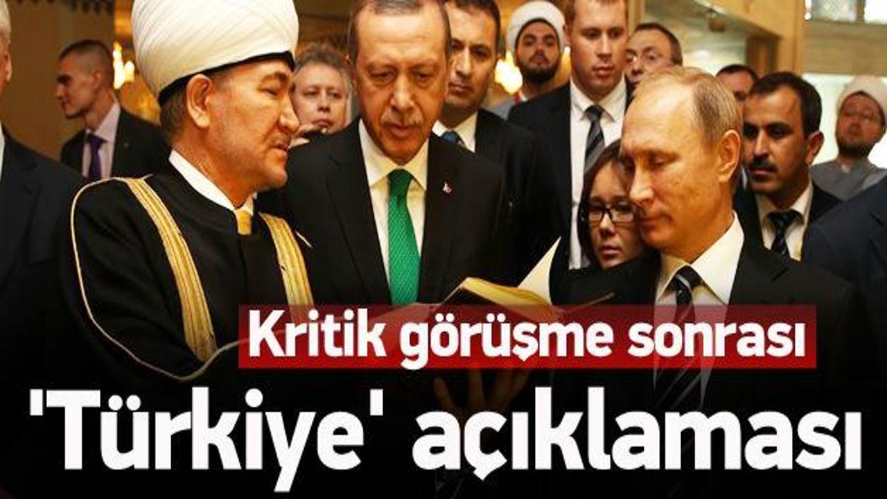 Rusya'dan kritik Türkiye açıklaması