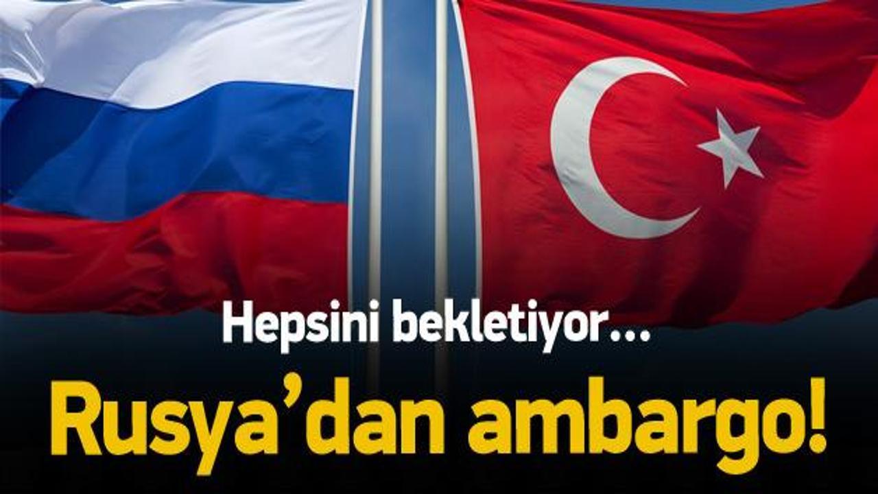 Rusya'dan Türk gemilerine ambargo
