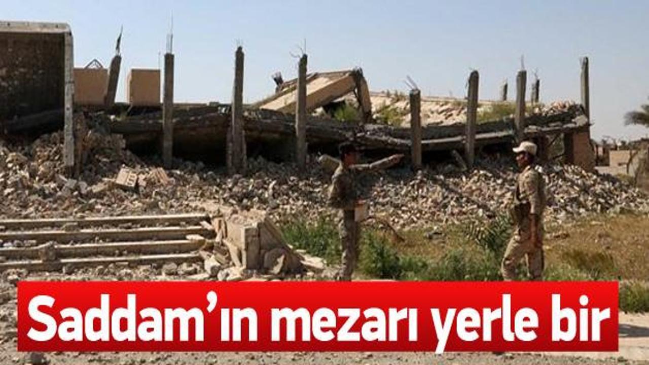 Saddam Hüseyin'in Tikrit'teki türbesi yıkıldı