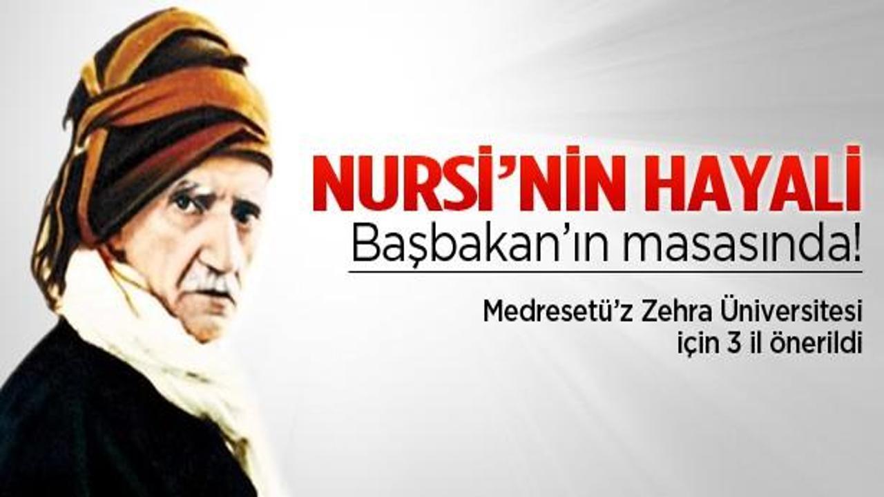 Said Nursi'nin hayali Erdoğan'ın masasında