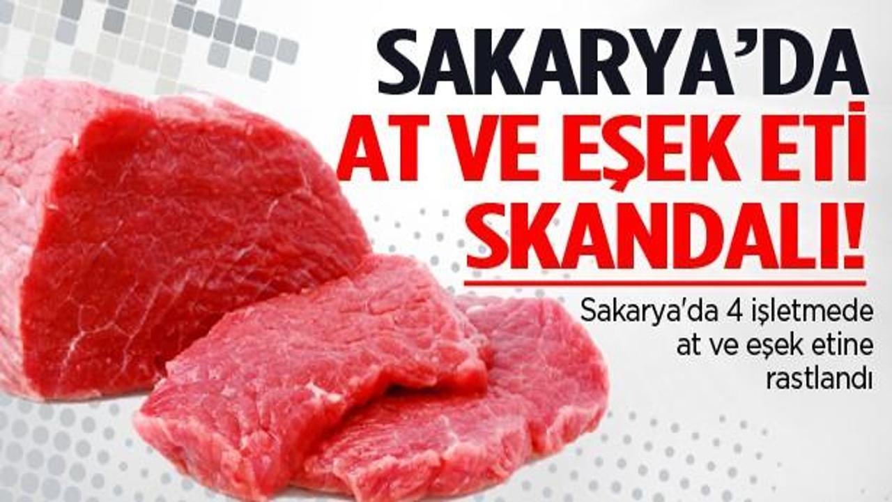 Sakarya'da at ve eşek eti skandalı