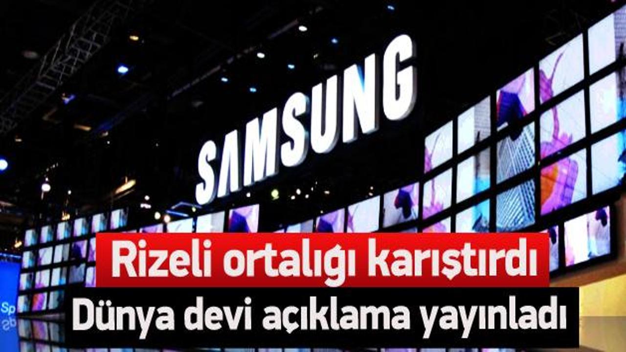 Samsung'dan dinleme açıklaması