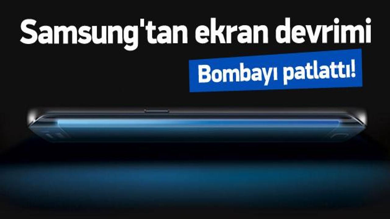 Samsung'tan ekran devrimi