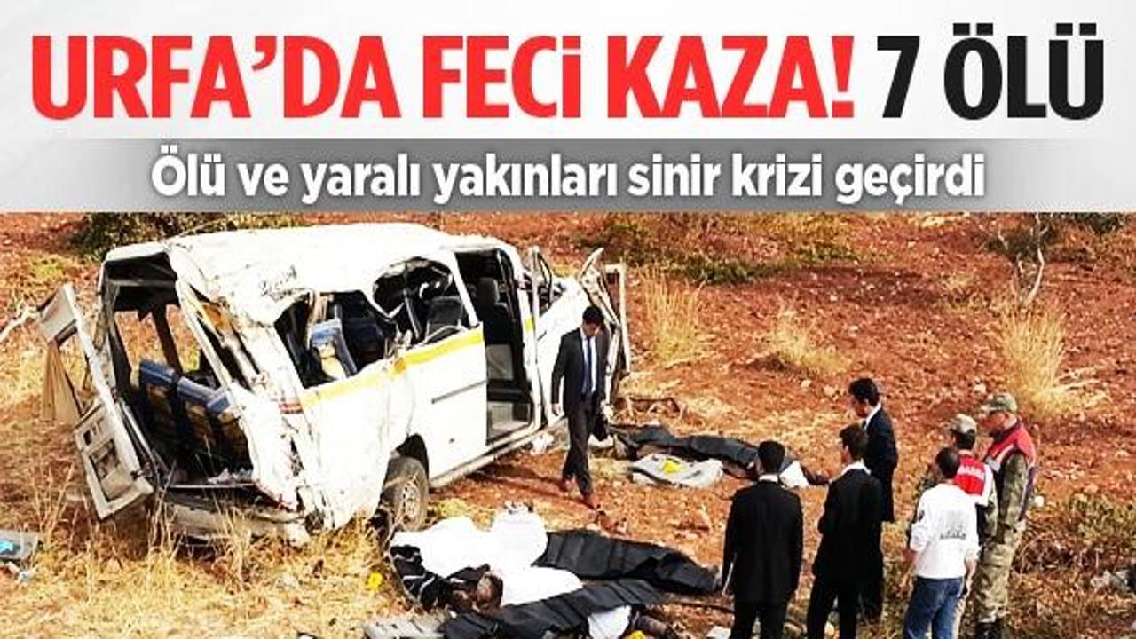 Şanlıurfa'da kaza: En az 7 kişi &ouml;ld&uuml;