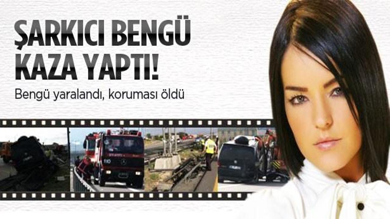 Şarkıcı Beng&uuml;'n&uuml;n aracı kaza yaptı: 1 &ouml;l&uuml;
