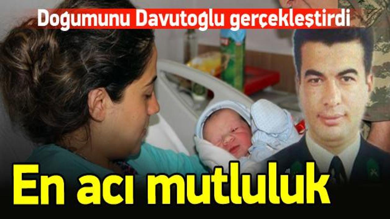 Şehit Astsubay Nane'nin oğlu anne kucağında