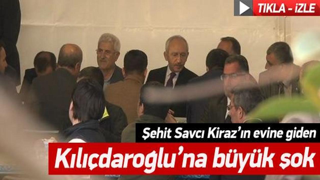 Şehit evinde Kılıçdaroğlu'na protesto
