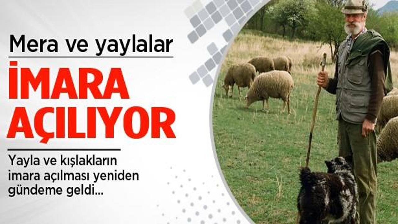Şehre yakın mera ve yaylalar imara açılıyor!