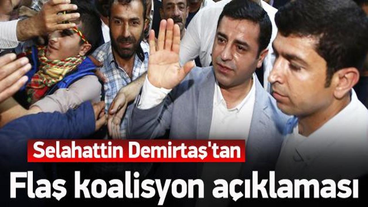 Selahattin Demirtaş'tan ilk açıklama