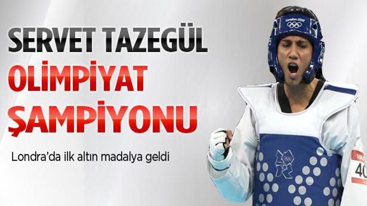 Servet Tazegül olimpiyat şampiyonu