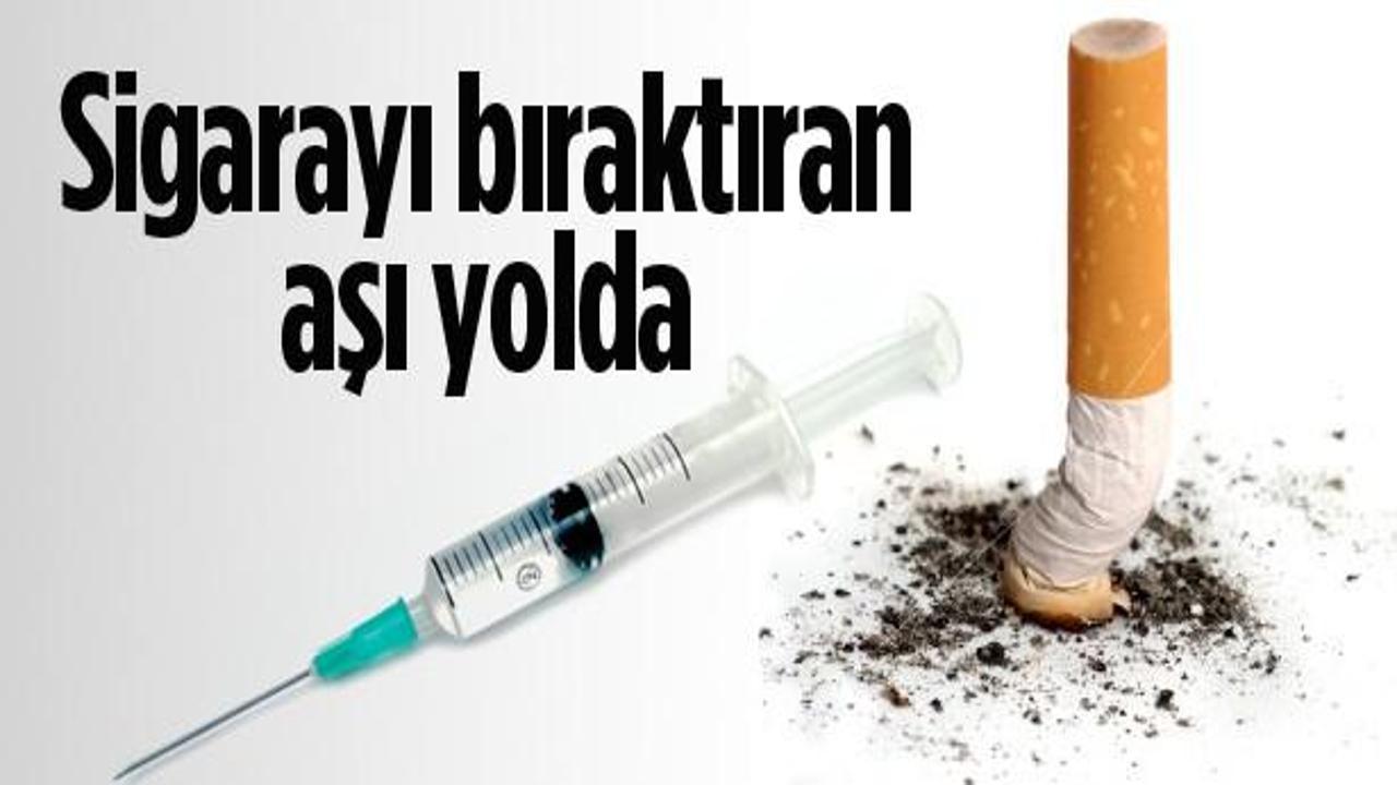 Sigarayı bıraktıran aşı yolda