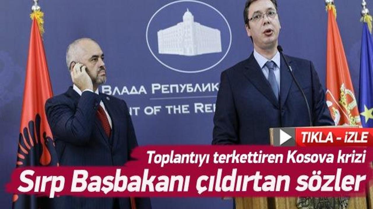 Sırbistan ile Arnavutluk arasında protokol krizi