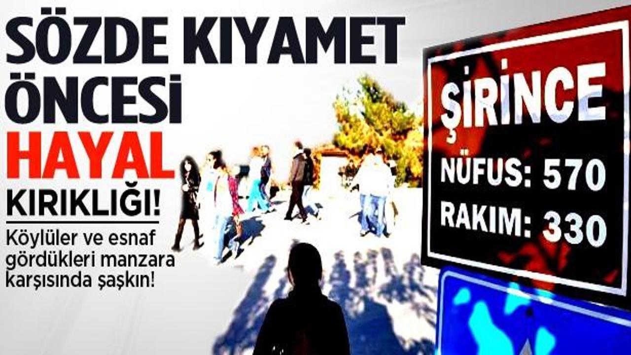 Şirince'de 'kıyamet' öncesi hayal kırıklığı