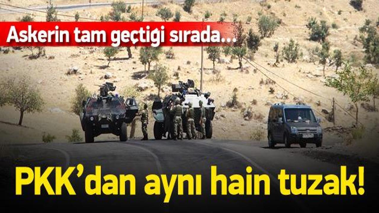 Şırnak Uludere'de askeri araca bombalı tuzak