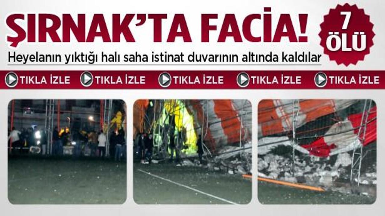 Şırnak'ta heyelan: 7 çocuk hayatını kaybetti