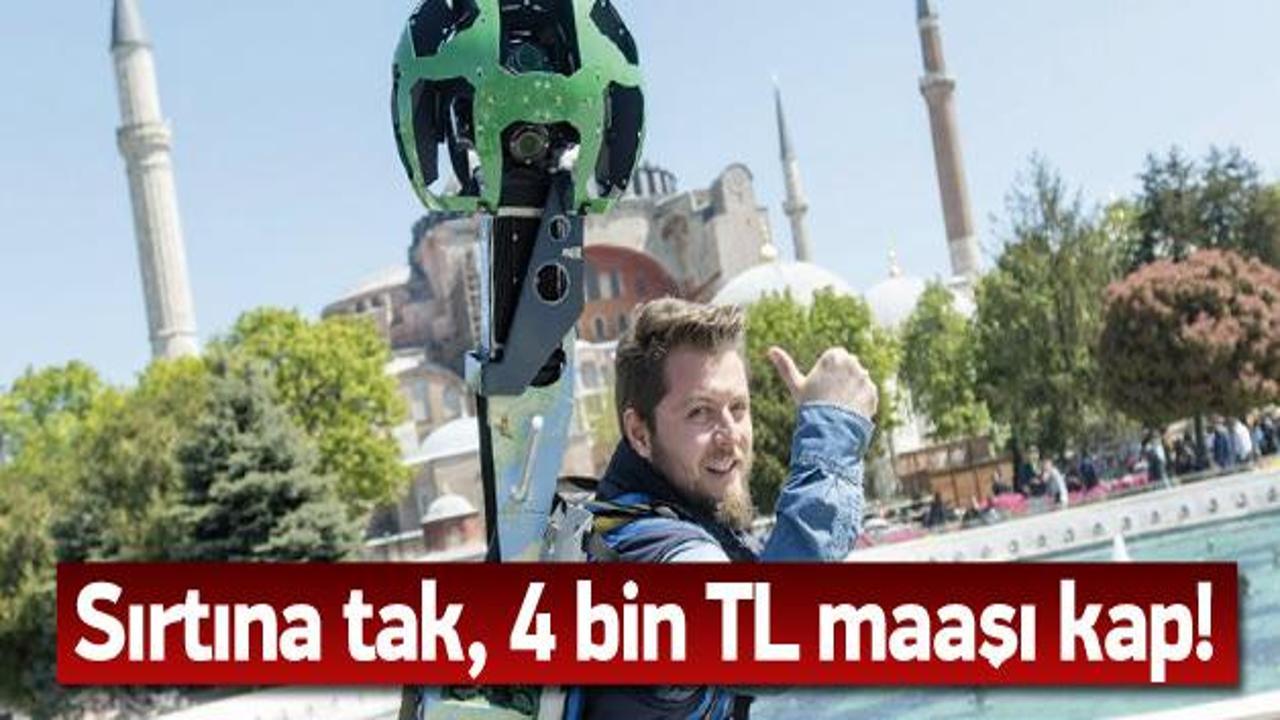 Sırtına tak ayda 4 bin TL maaşı kap!