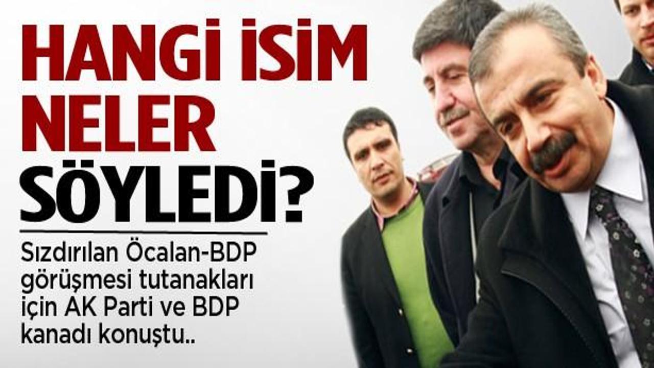 Sızdırılan İmralı tutanakları için kim ne dedi?