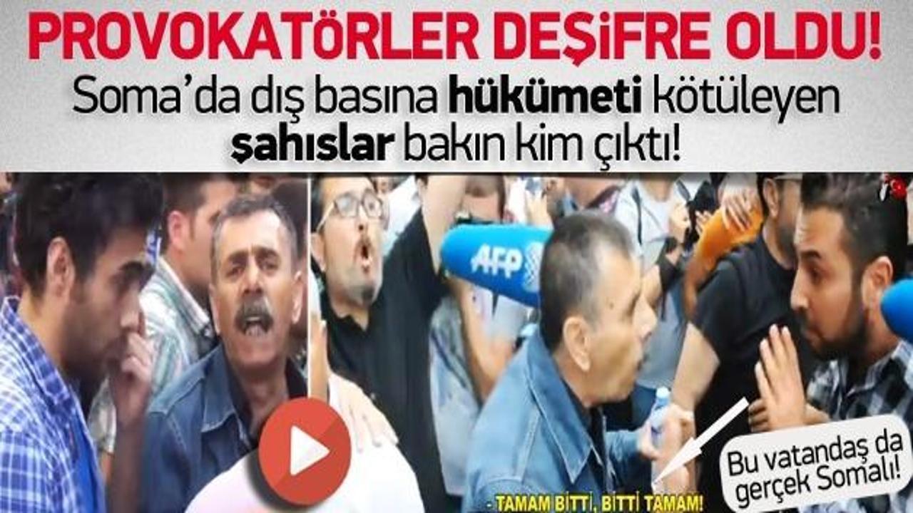 Soma provokat&ouml;rleri tek tek deşifre oldu / İZLE