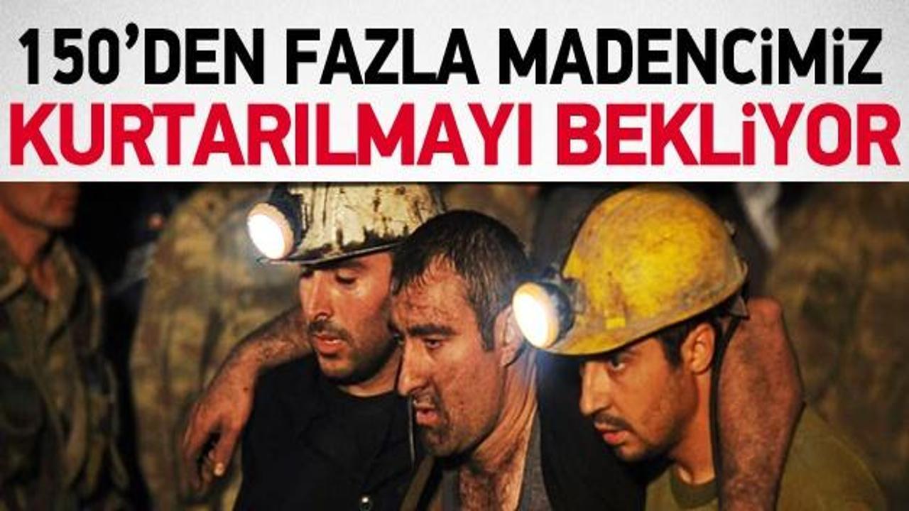 Soma'da 150'den fazla  madenci kurtarılmayı bekliyor