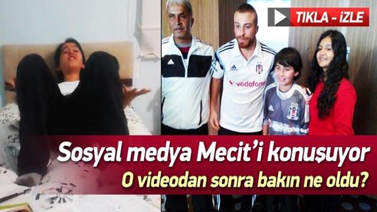 Sosyal medya Beşiktaşlı Mecit'le çalkalanıyor