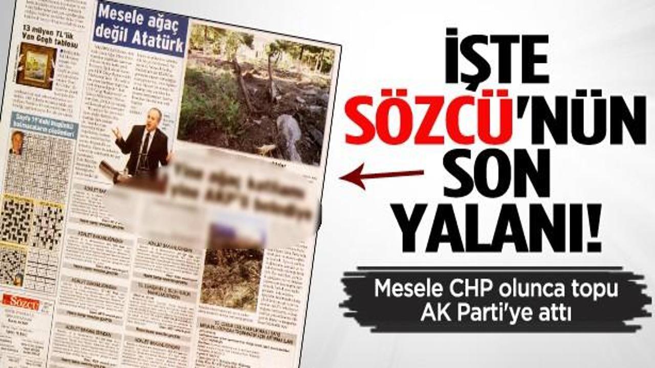 Sözcü, CHP'li belediyeyi AK Parti'li yaptı!