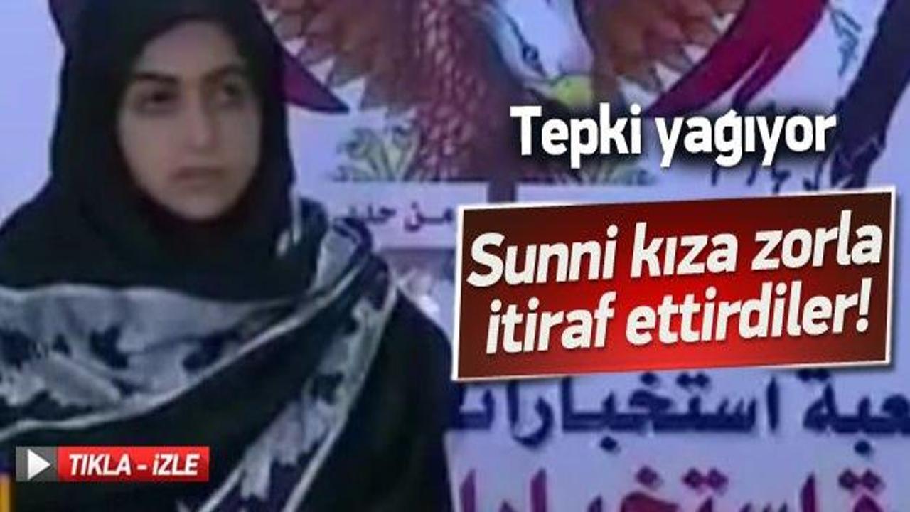 S&uuml;nni kızı televizyonda zorla itiraf ettirdiler