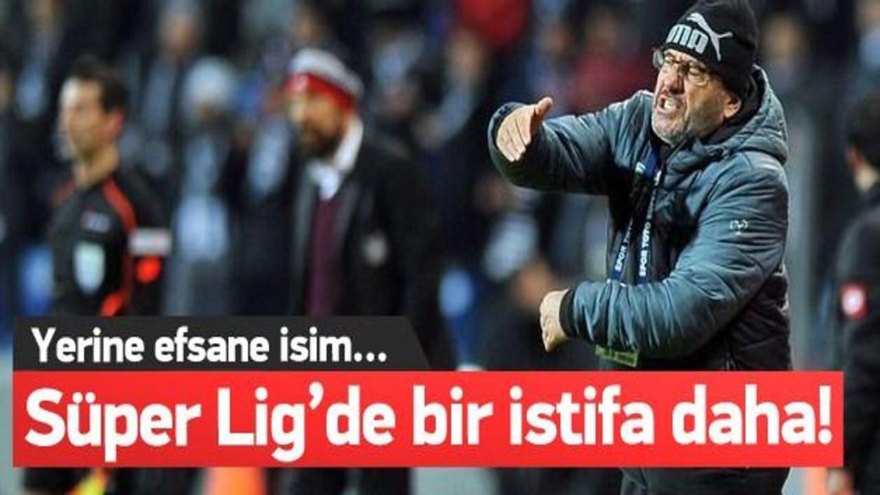 Süper Lig'de bir istifa daha!