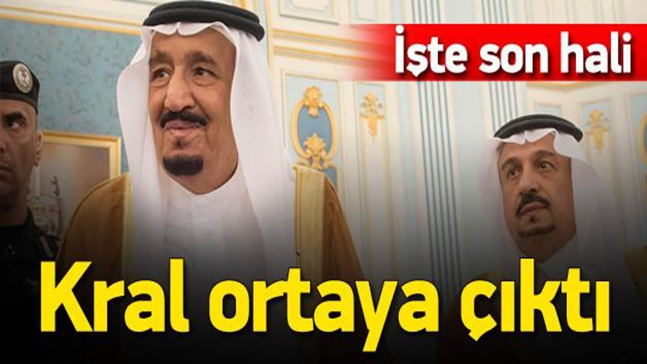 Suudi Arabistan Kralı Selman göründü