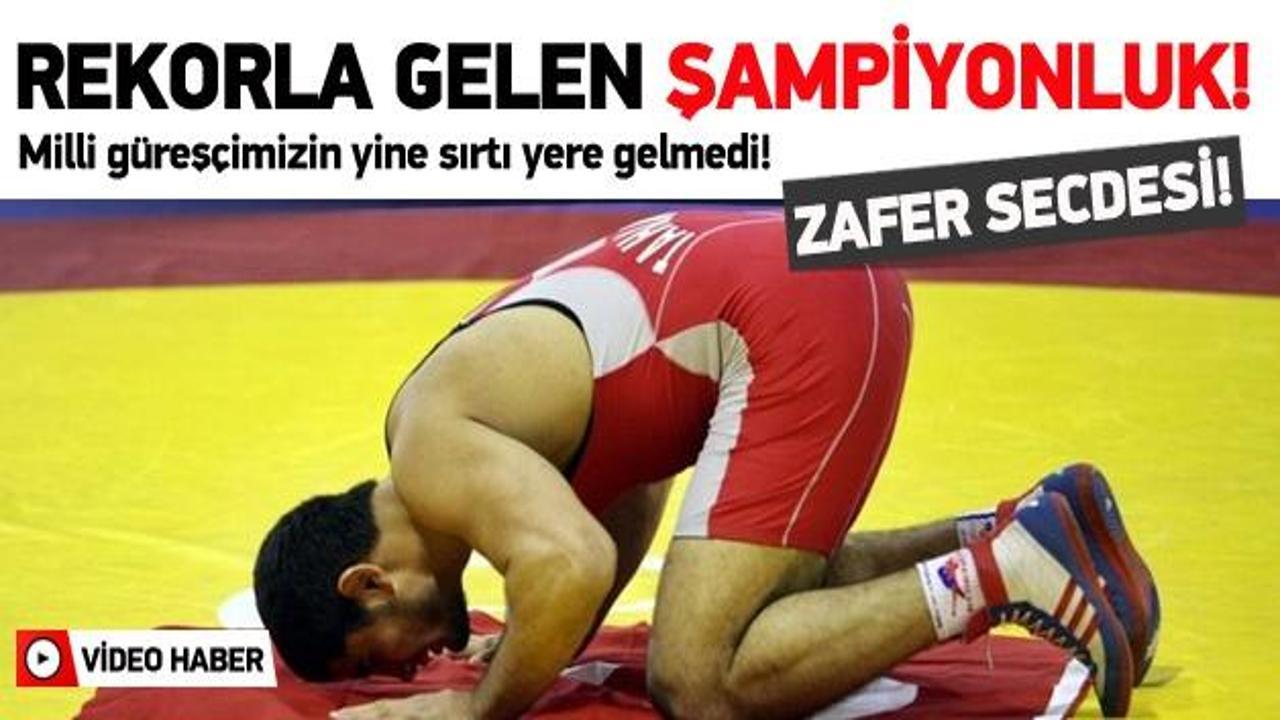 Taha Akgül Avrupa şampiyonu!