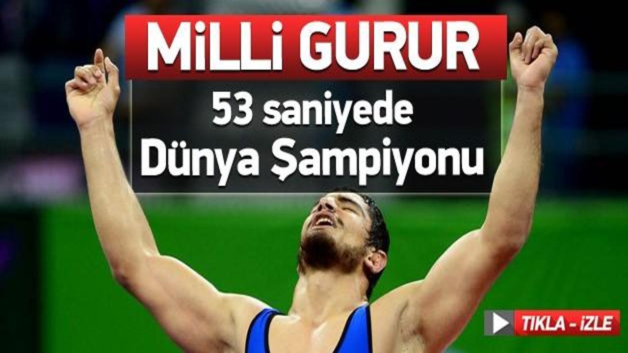 Taha Akgül Dünya Şampiyonu oldu!