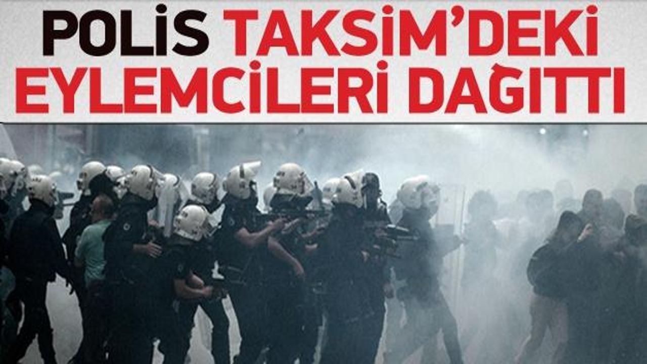 Taksim'de polis müdahalesi 