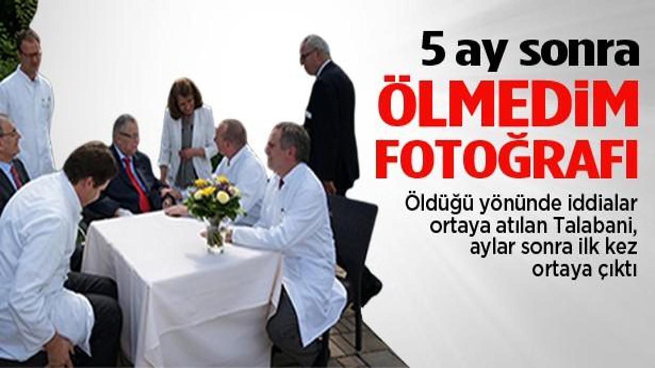 Talabani 5 ay sonra ilk kez g&ouml;r&uuml;nt&uuml;lendi