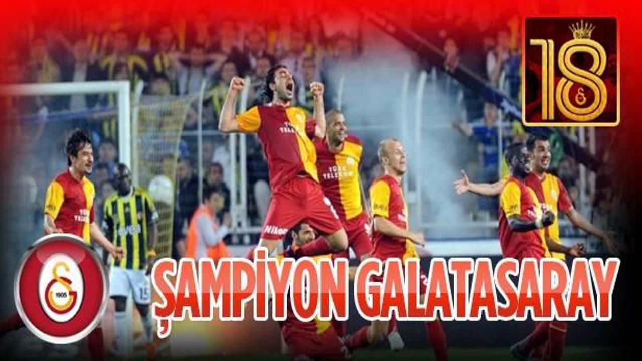 Tarihi şampiyonluk Galatasaray'ın