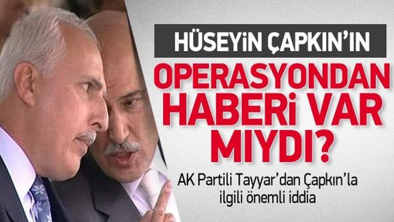 Tayyar: Vali, Çapkın'a ulaşamadı