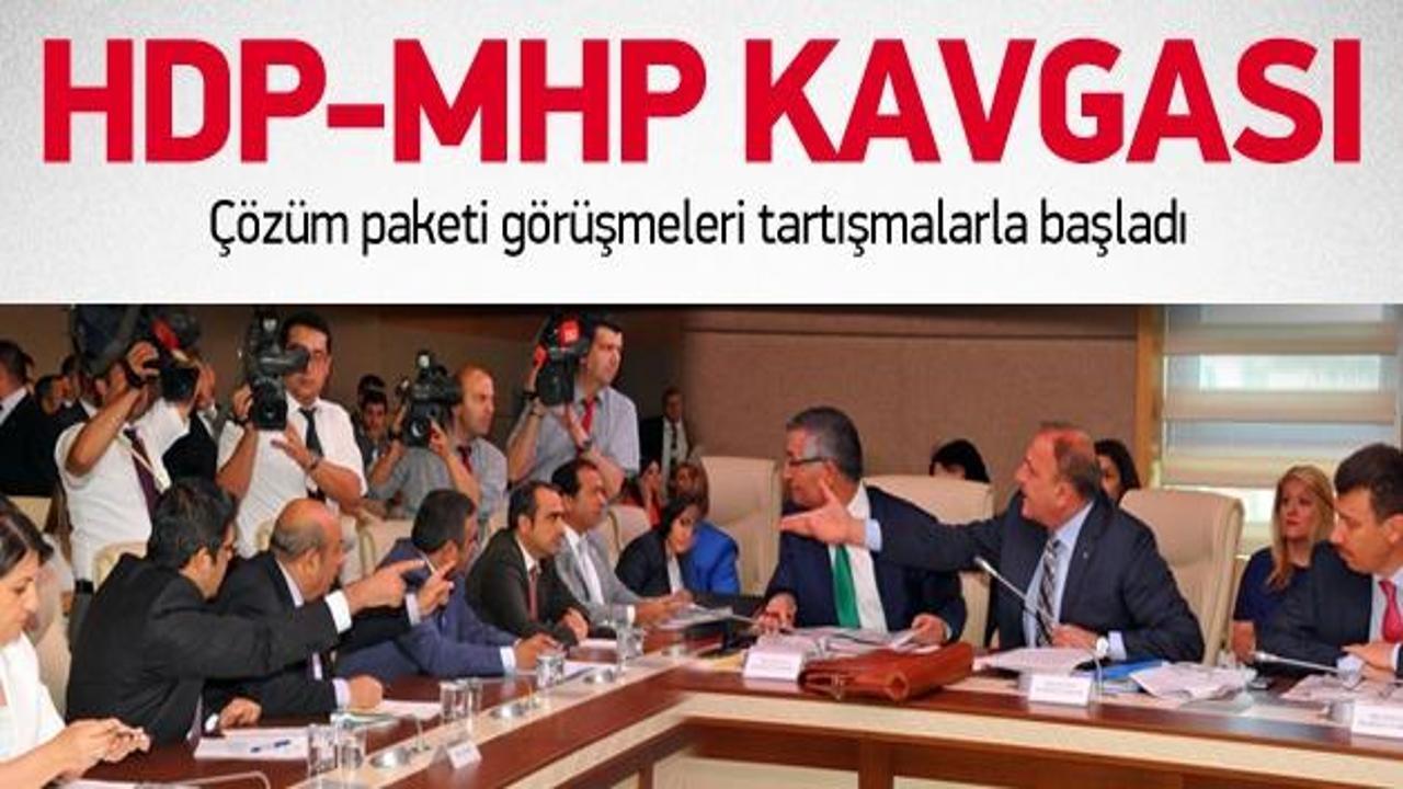 TBMM'de MHP-HDP tartışması