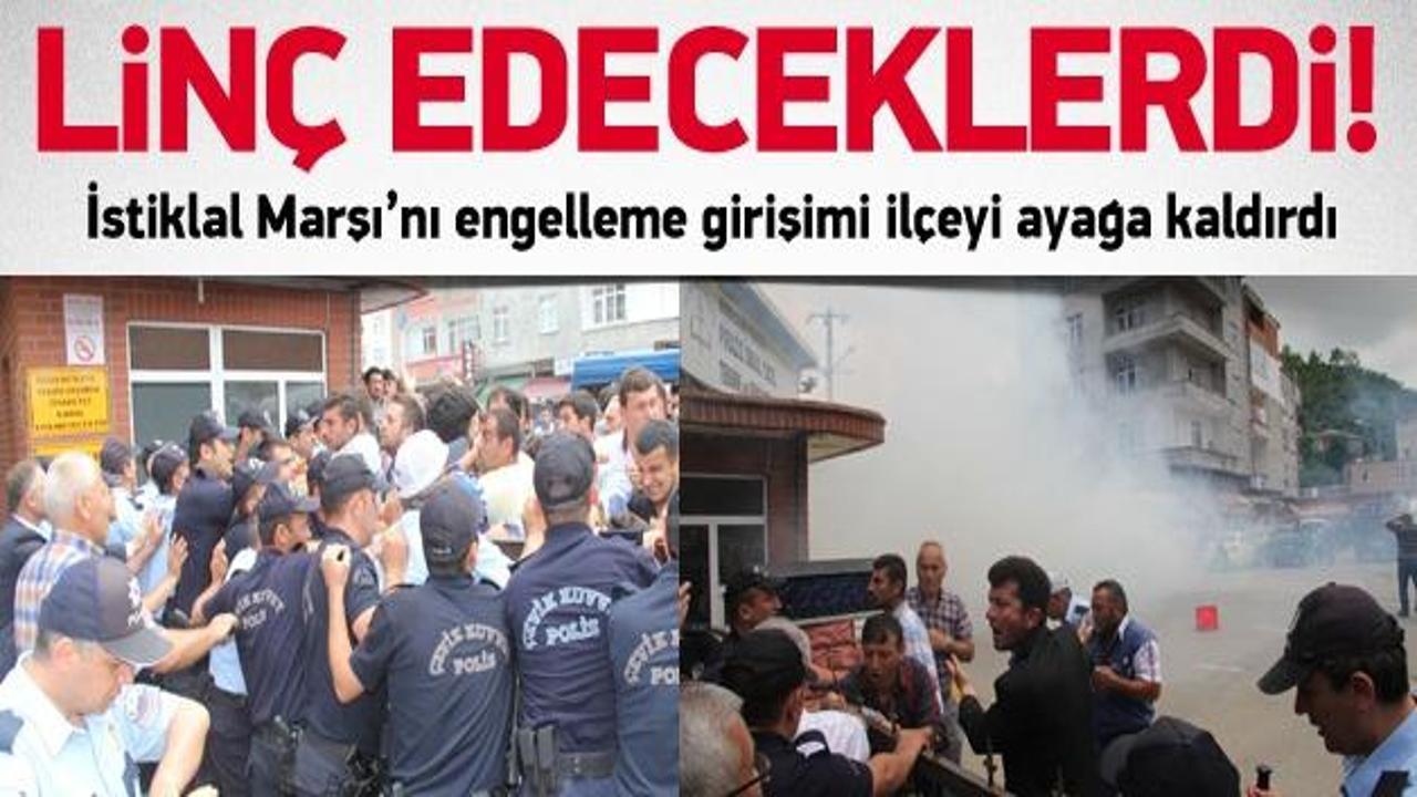 Tehlikeli provokasyon! Linç edeceklerdi