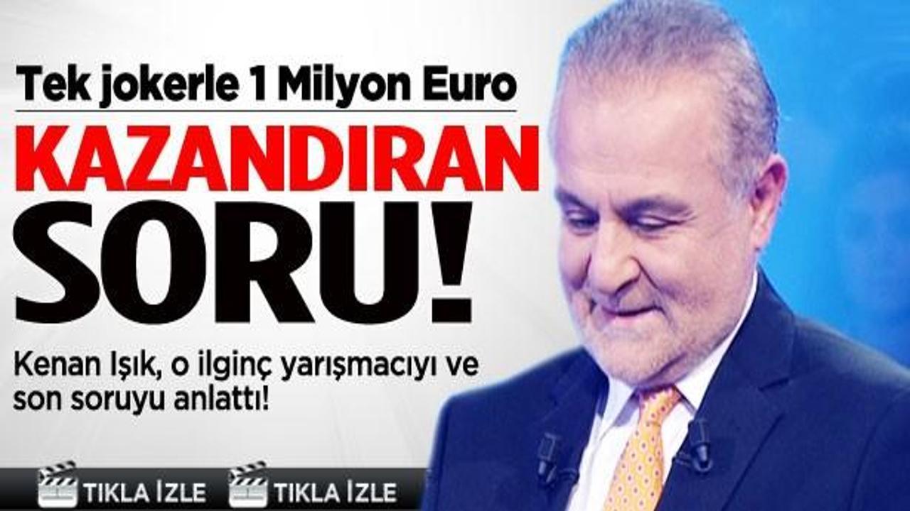 Tek jokerle 1 milyon euro kazanan yarışmacı