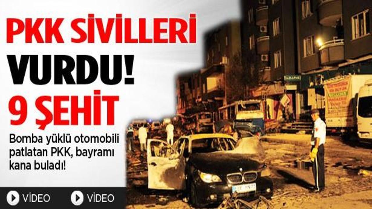Ter&ouml;r Gaziantep'te sivilleri vurdu: 9 şehit