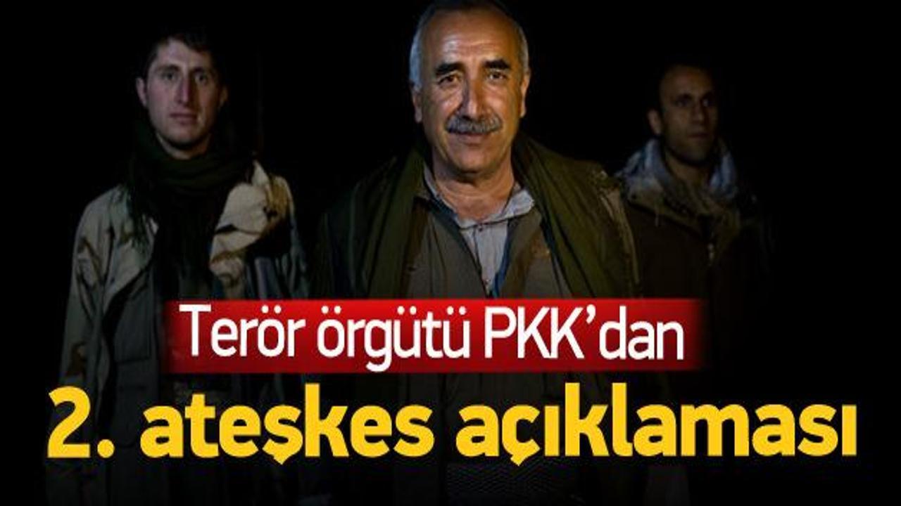Terör örgütü PKK'dan ikinci ateşkes açıklaması